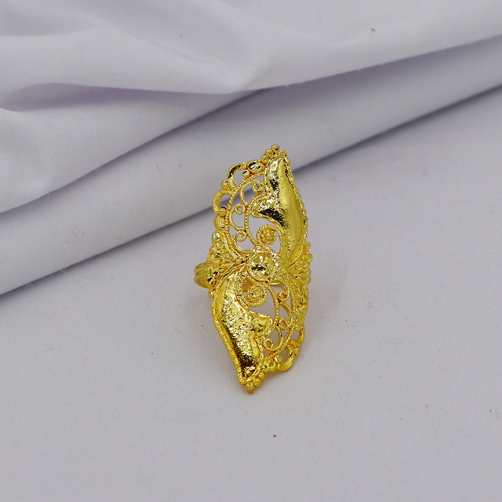 Mahavir Elegant Gold Plated Ring For Women (Pack of 24)