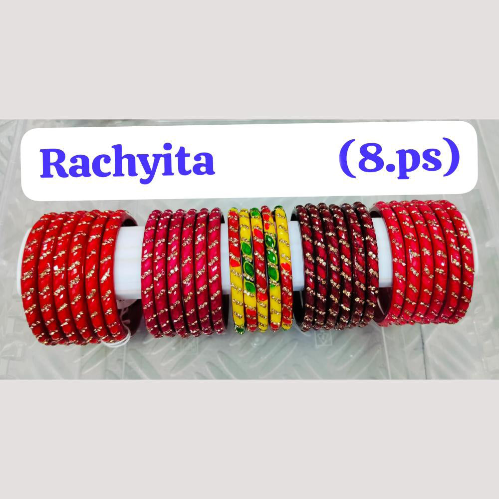 Chitra Bangles Multi Color Bangle (8 Piece In One Box)