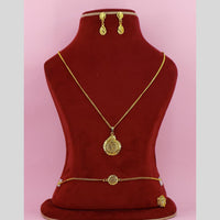 Mahavir Mahavir Dye Exclusive Gold Party Wear Combo Set  (Pack of 6)