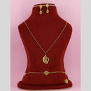 Mahavir Mahavir Dye Exclusive Gold Party Wear Combo Set  (Pack of 6)