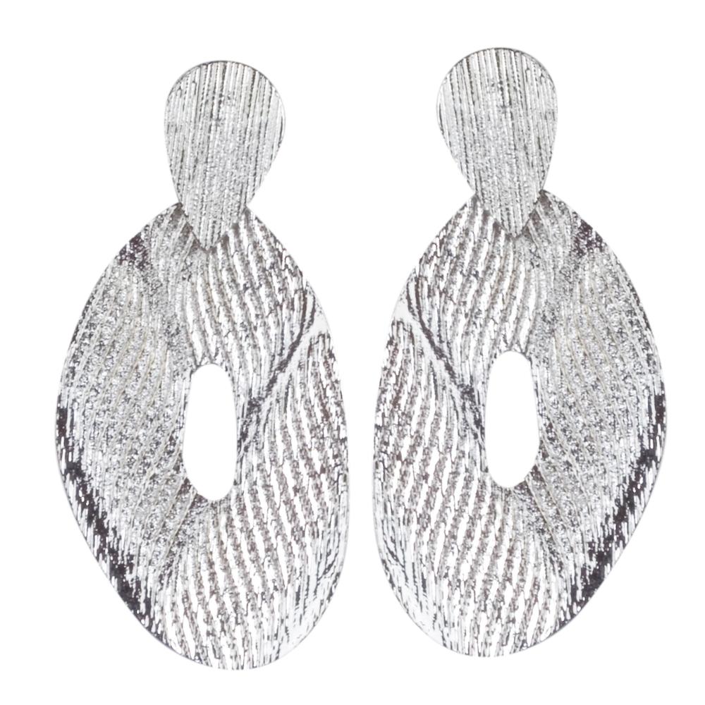 Wearhouse Fashion Oxidised Plated Dangler Earrings