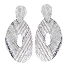 Wearhouse Fashion Oxidised Plated Dangler Earrings