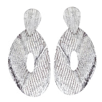 Wearhouse Fashion Oxidised Plated Dangler Earrings