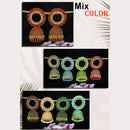Mahavir Gold Plated Meenakari Jhumki Earrings