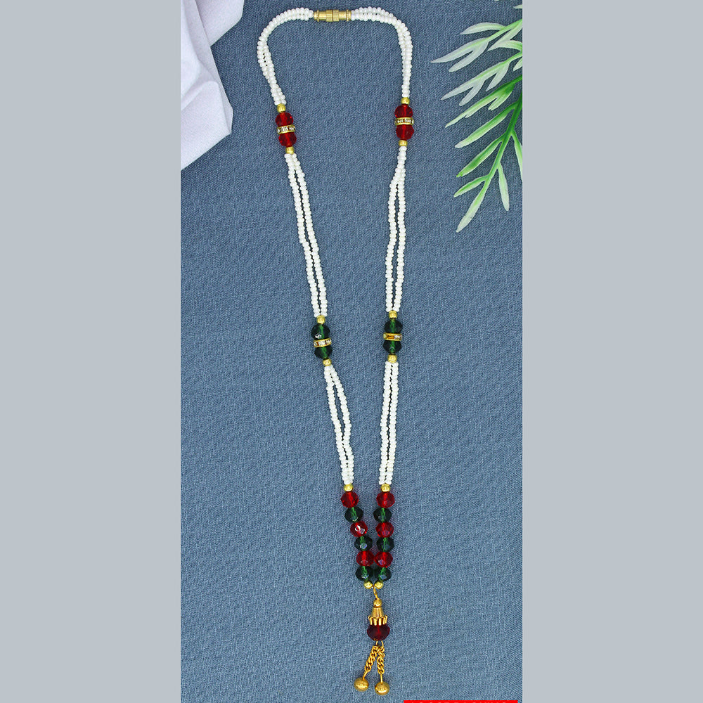 Mahavir Gold Plated Pearl Necklace