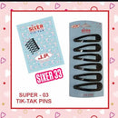 JP Hair Pins Tic Tac Hair Clips Korea Hair Accessories for Girls & Women