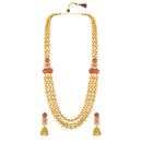 Asmitta Gold Plated Long Necklace Set