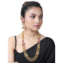 Asmitta Gold Plated Long Necklace Set