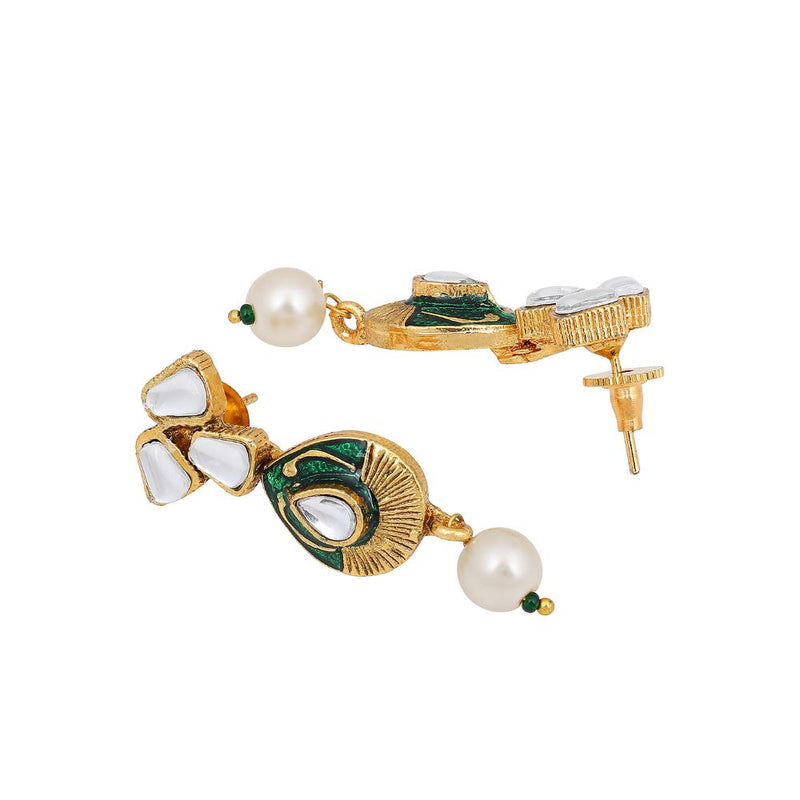 Asmitta Gold Plated Kundan Choker Necklace Set