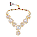 Asmitta Gold Plated Kundan Necklace Set