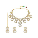 Asmitta Gold Plated Kundan Necklace Set