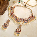 Asmitta Kundan And Meenakari Necklace Set