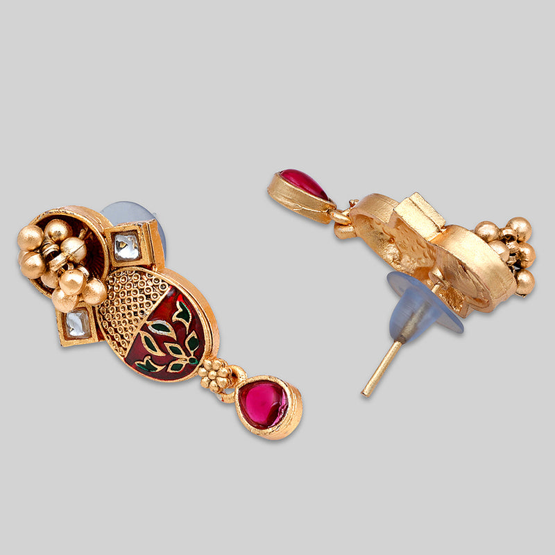 Asmitta Kundan And Meenakari Necklace Set