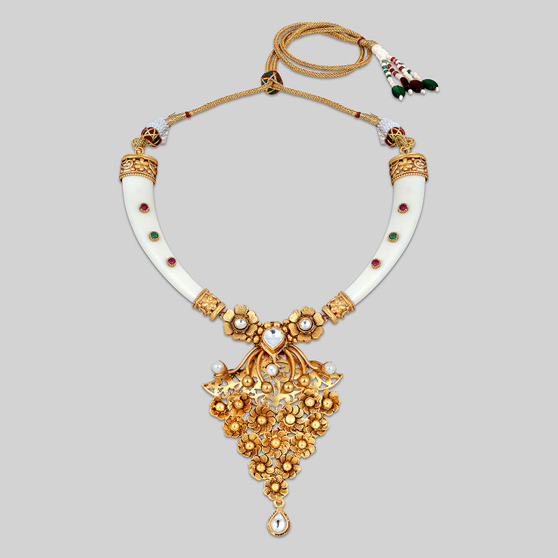 Asmitta Gold Plated Necklace Set