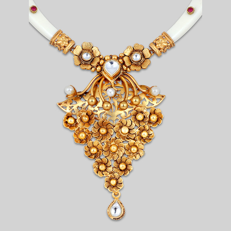 Asmitta Gold Plated Necklace Set