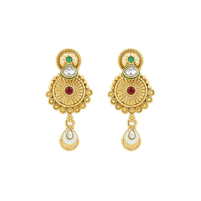 Asmitta Kundan And Meenakari Necklace Set