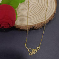 Asmitta Gold Plated Stunning Pendent For Women & Girls