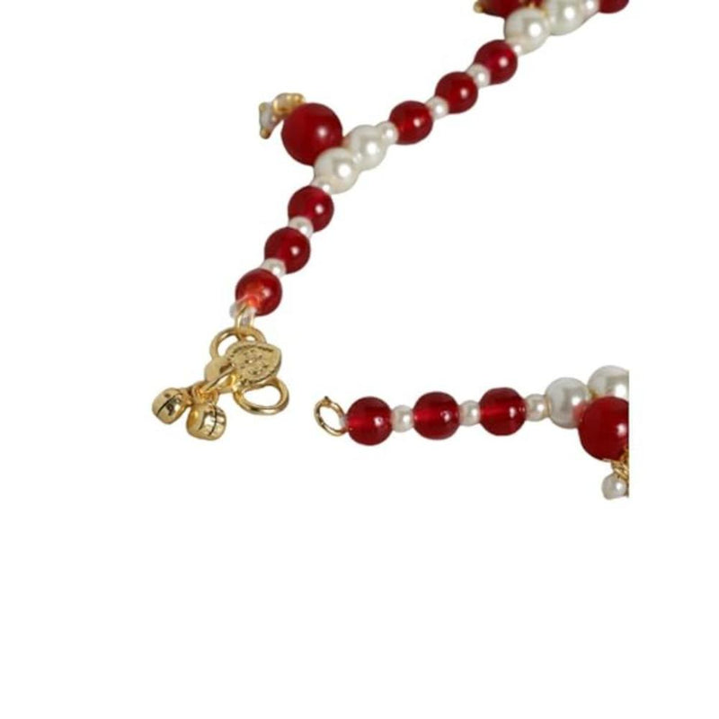 Etnico Adjustable Pearl Beads Payal Anklets Jewellery for Women & Girls (A053WM)