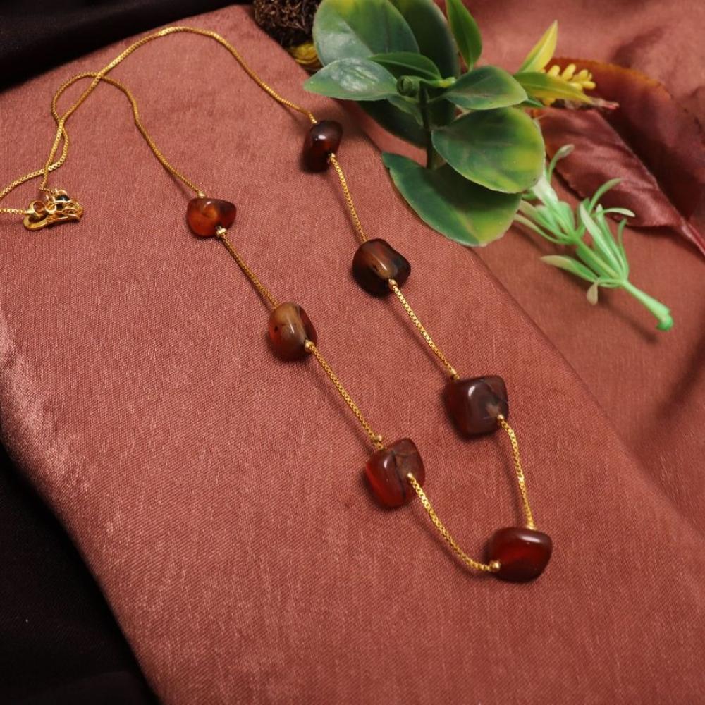 HR Sales Royal Antique Finish Gold Plated Beads Mala