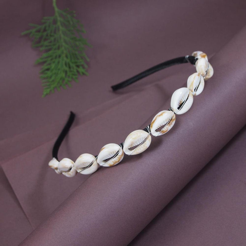 Etnico Ethnic Boho Style Cowrie Shell Hairbands Head Piece Hair Accessories For Women (A99HB22)