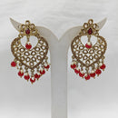 Param Jewel Glam Gold Plated Crystal Stone And Beads Dangler Earrings (Assorted Color)