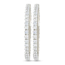 Etnico Silver Plated Thick Brass Bangles Encased With CZ American Diamonds For Women/Girls (ADB461S) (Set of 2)