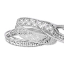 Etnico Navratri Ethnic Stylish Latest Fashion Silver Plated Stone Work Bangles Set For Women(ADB528)