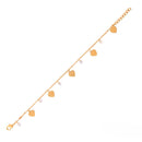 Etnico Gold Plated Design Bracelet with Pearls for Women (Traditional 2)