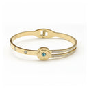 Etnico Gold Plated Fashion Stylish Evil Eye Bracelet for Women