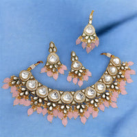 Gehana Mahal Heritage Kundan Stone Pearl And Beads Designer Necklace Set