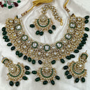Gehana Mahal Heritage Kundan Stone Pearl And Beads Designer Necklace Set