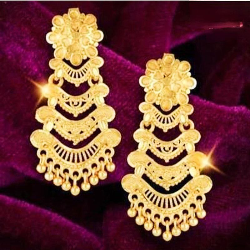 Kavyanjali Jewels Gold Plated Dangler Earrings