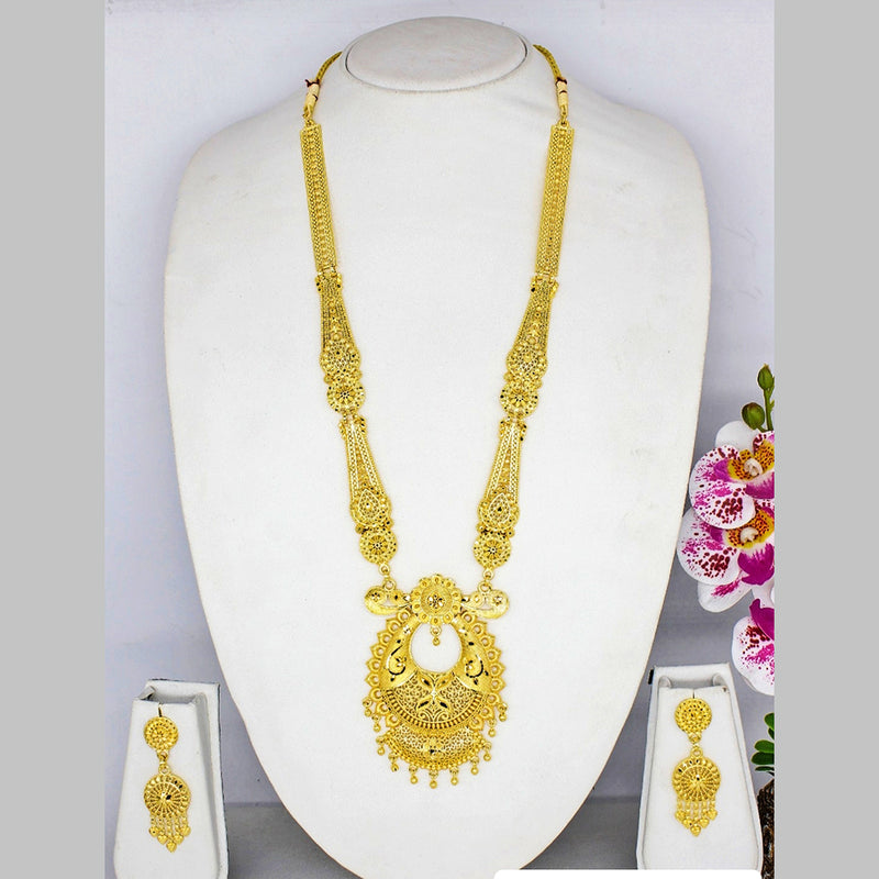 Kavyanjali Jewels Gold Plated  Long Necklace Set