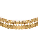 Etnico Gold Plated Traditional Coin Tassel Adjustable Boho Waist Chain/Belly Chain/Kamarband For Women (B059FL)