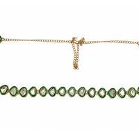 Etnico Gold Plated Traditional Ethnic Kundan And Stone Studded Adjustable Kamarband/Belly Chain/Kandora/Waist Belt For Women