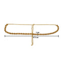 Etnico Gold Plated Traditional Ethnic Coin Design Adjustable Kamarband/Belly Chain/Kandora/Waist Belt For Women (B076FL)