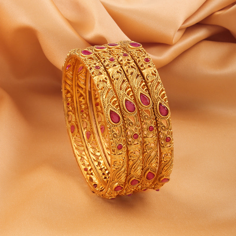 Raddhi Jewels Gold Plated Bangles Set