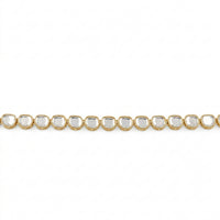 Etnico Gold Plated Classic Kundan Link Adjustable Kamarband/Belly Chain/Kandora/Waist Belt for Women (B082W)