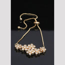 HR Sales Premium Micro Gold Plated Austrian Stone Party Wear Bracelet