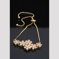 HR Sales Premium Micro Gold Plated Austrian Stone Party Wear Bracelet
