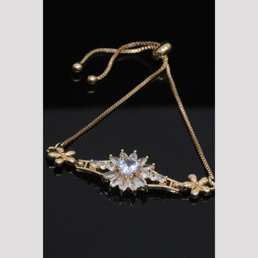 HR Sales Premium Quality Micro Gold Plated Austrian Stone Mangalsutra