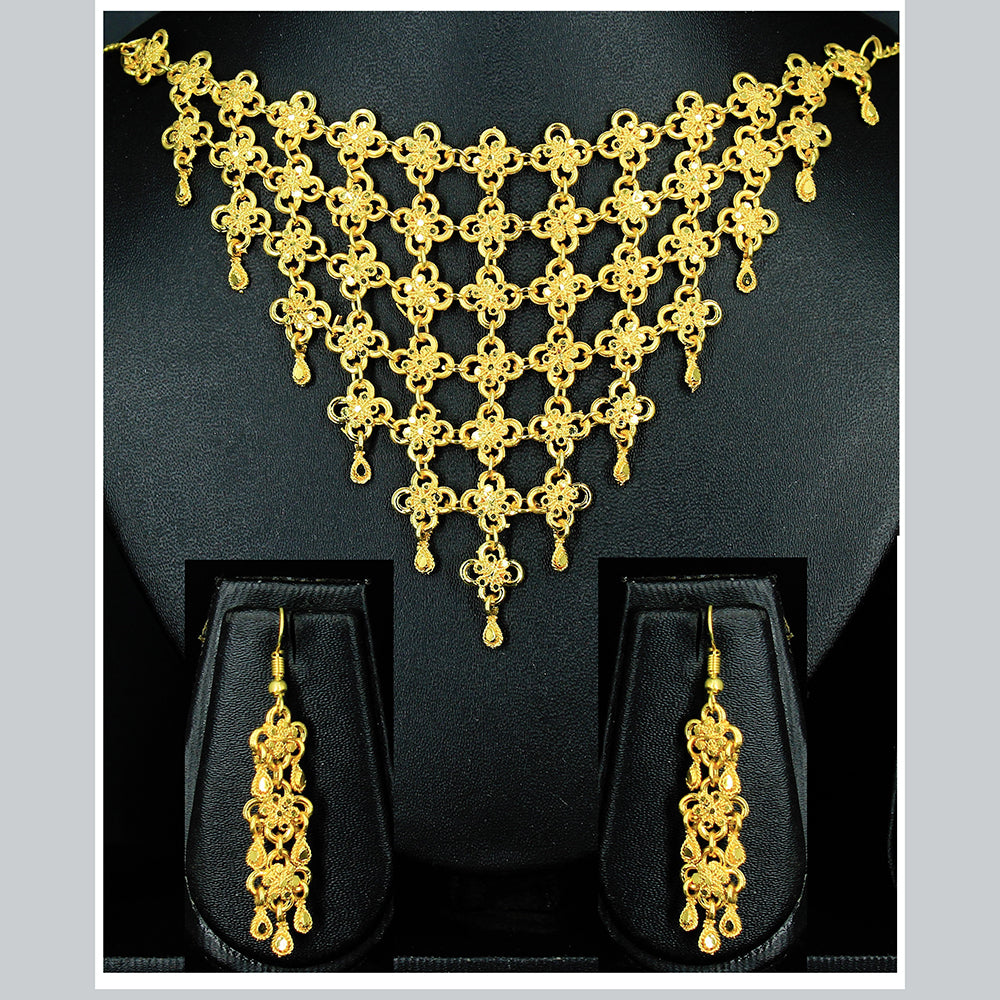 Mahavir Dye Gold Necklace Set