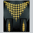Mahavir Dye Gold Necklace Set