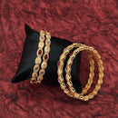 Js Fashion  Beautiful Antique Design 4 Bangles Set