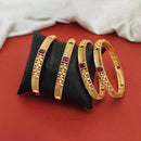 Js Fashion  Antique Jewellery Rajwadi Polish Fancy Style Antique Bangles Set Of 4