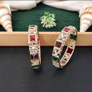 Js Fashion  Luxury American Diamond Fancy Bangles Set for Women