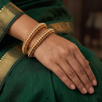 Js Fashion  Premium Ethnic Antique Bangles Set for Women