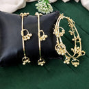 Js Fashion  Elegant Kashmiri Style Light Gold Bangles for Women