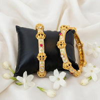 Js Fashion  Rajwadi Polish Antique Designer Bangles for Women