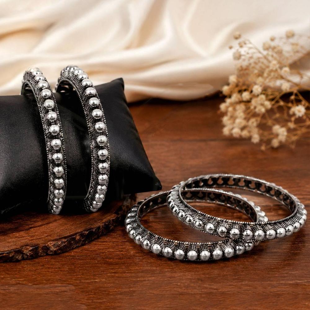 Js Fashion Oxidized Designer Set of 4 Bangle for Women – JewelEMarket